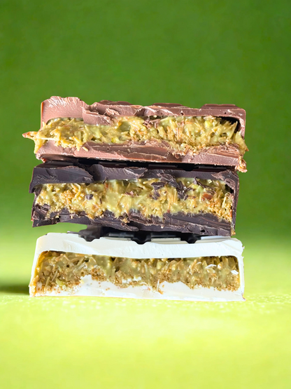 Pistachio Knafeh Stuffed Chocolate Kit With Reusable Chocolate Bar Mold